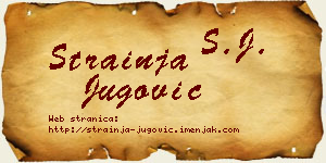 Strainja Jugović vizit kartica
